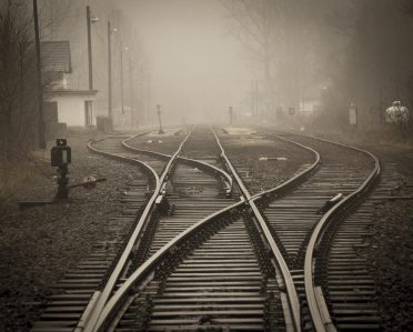 Tåke og jernbanespor2