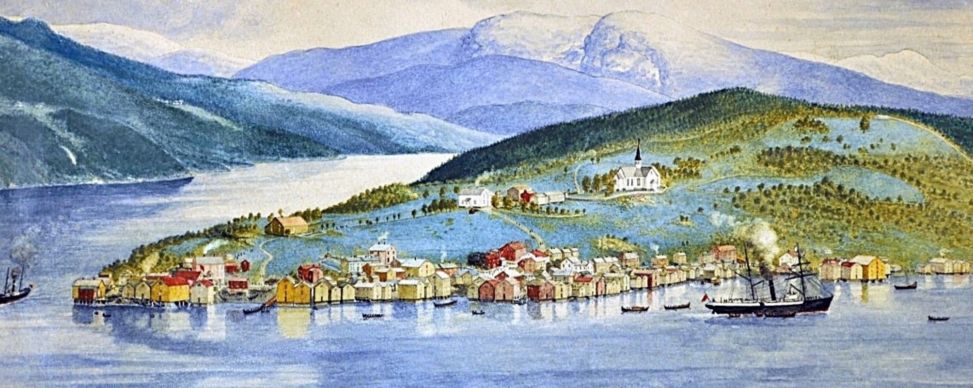Hemnesberget 1883.